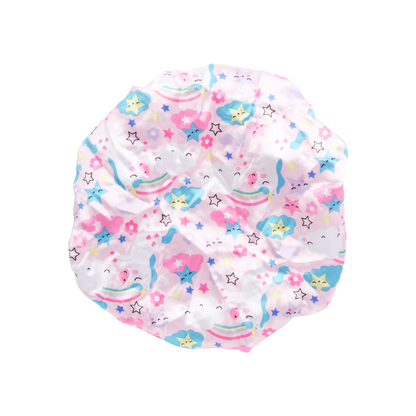Toddler Hair Bonnet Cap Pink Unicorn 12-36 months - Image 5