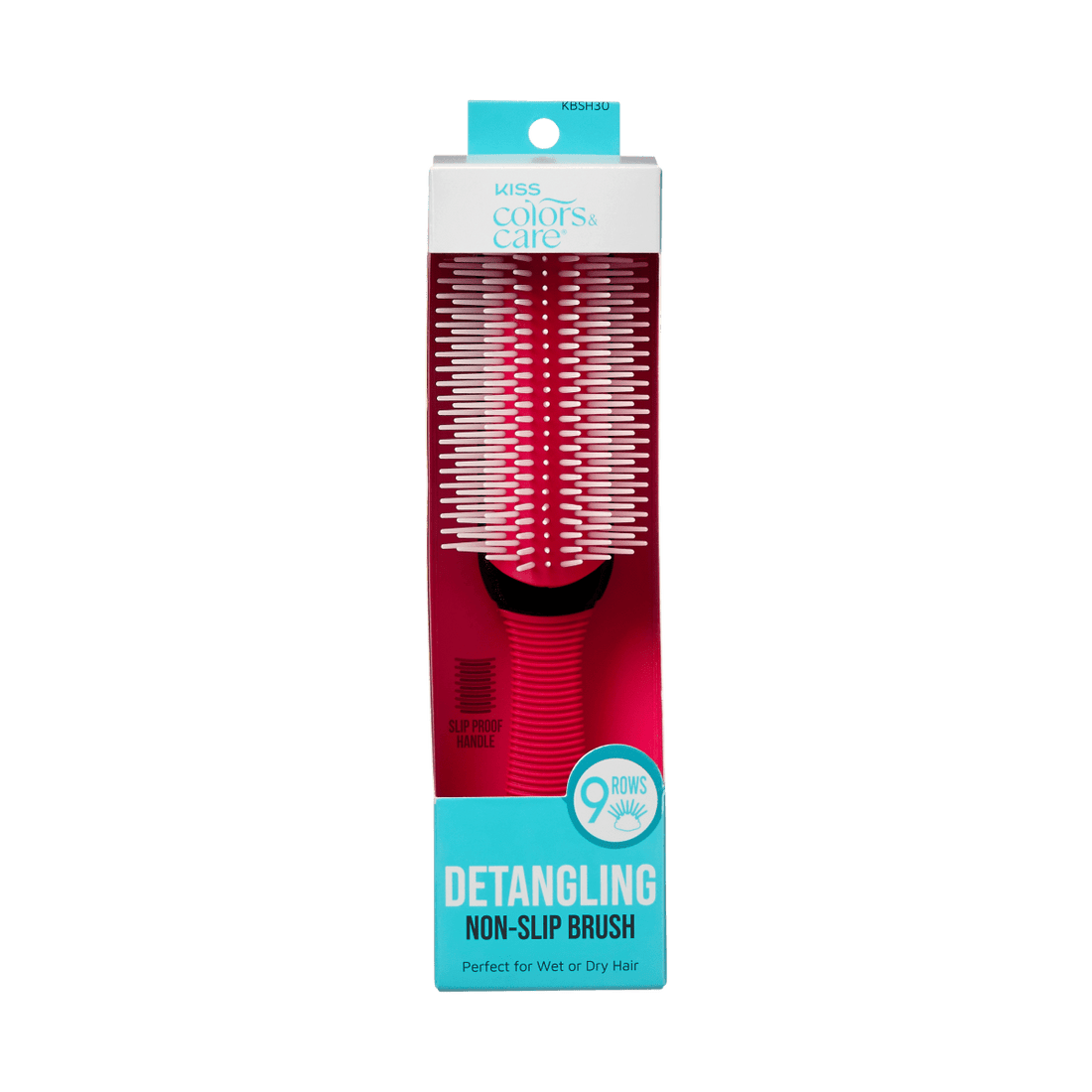 KISS Colors &amp; Care Professional Detangling Non-Slip Brush