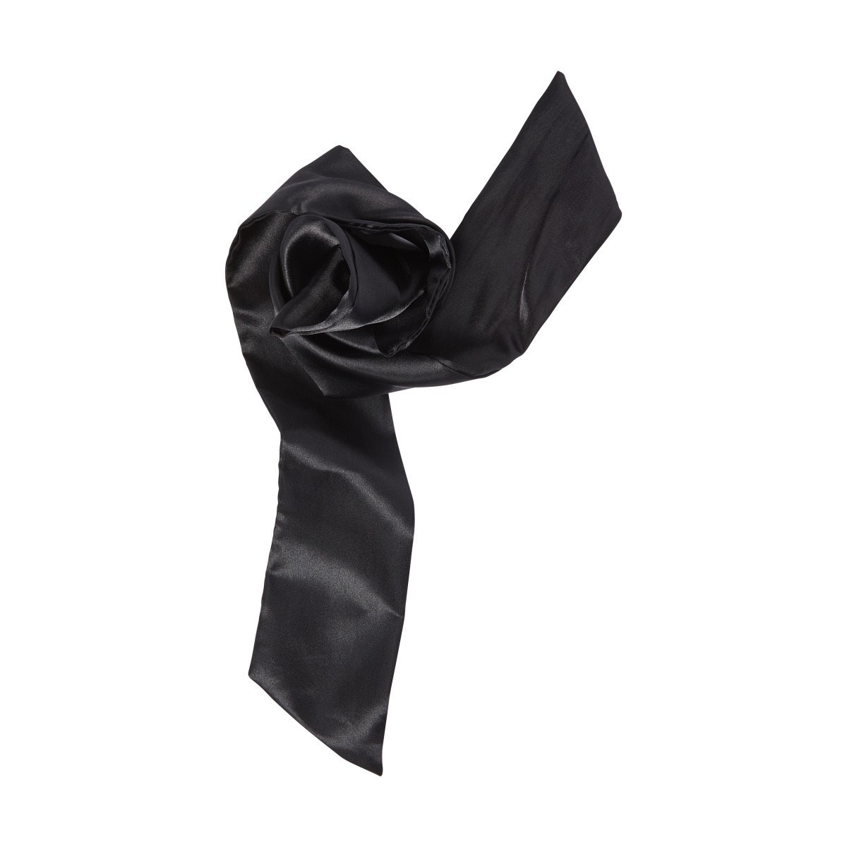 Silky Satin Edge Scarf - Black | KISS Colors & Care – KISS USA Silky Satin Edge Scarf - Black | KISS Colors & Care – KISS USA