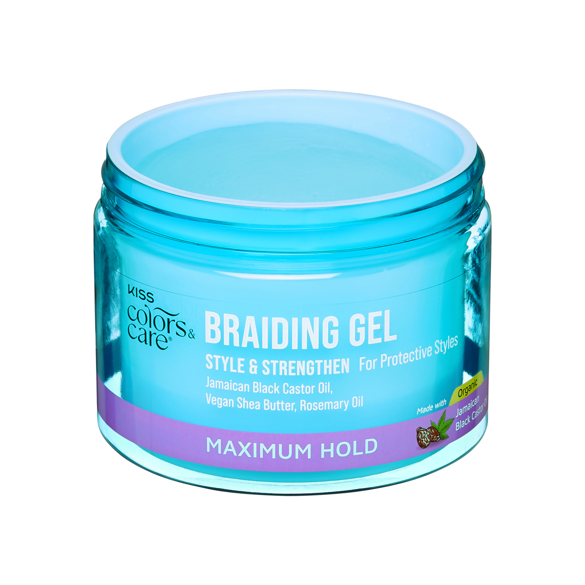 KISS Colors &amp; Care Braiding Gel, Maximum Hold, 6 oz.