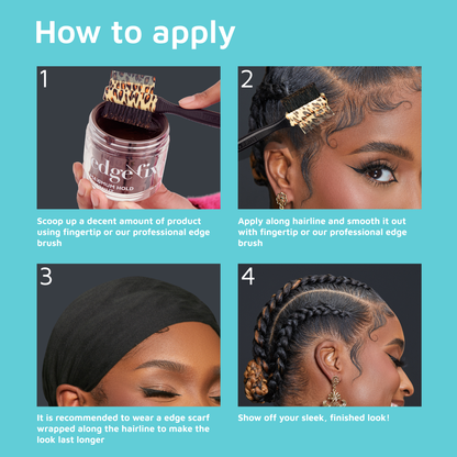 Edge Fixer Gel Orange Blossom Maximum Hold100ml - Image 8