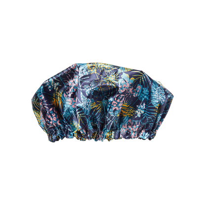 Satin Shower Cap Tropical ReversibleExtra-Large - Image 4