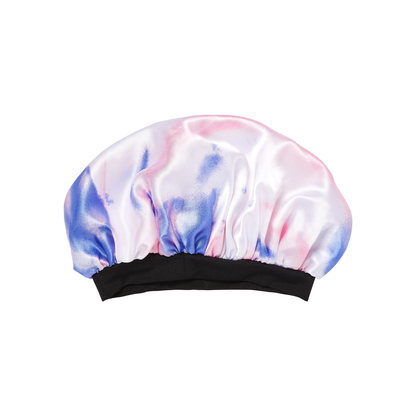 Kids Satin Bonnet Cap Pink Wide BandAges 5-10 - Image 3