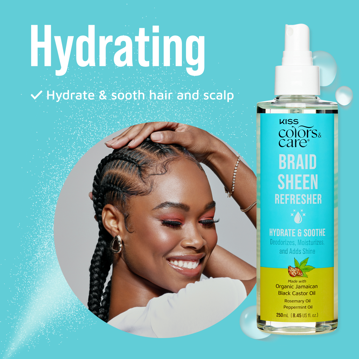 Braid Sheen Refresher 8.45 fl. oz. KISS USA