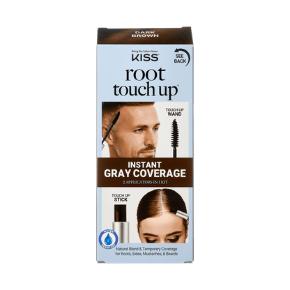 KISS Root Touch Up 2-in-1 Cover &amp; Conceal Kit - Dark Brown