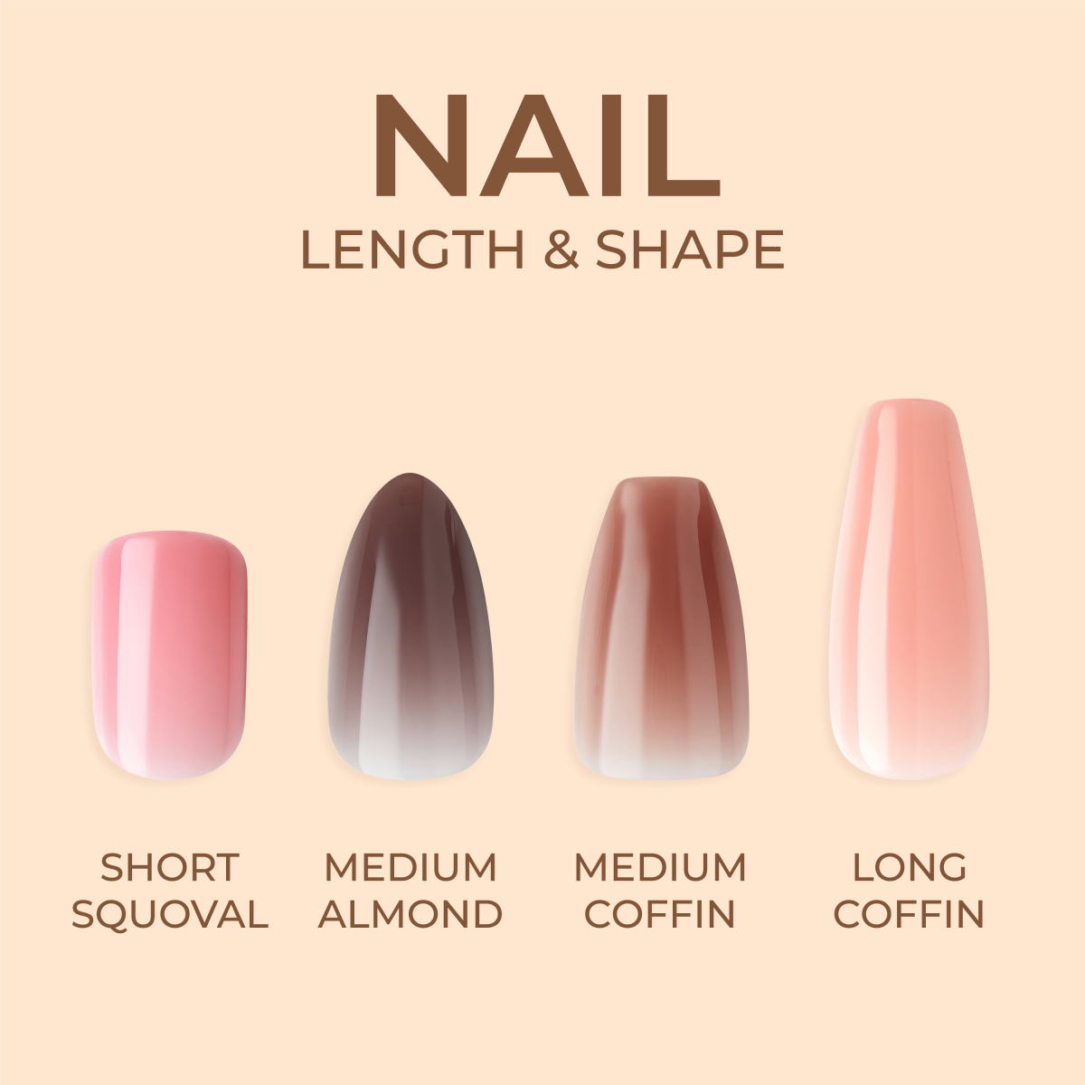 KISS Bare but Better Press On Glue Nails - Nude Drama