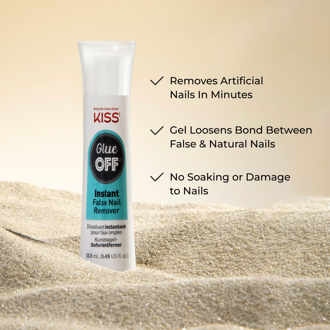 KISS Glue OFF False Nail Remover 3-Pack