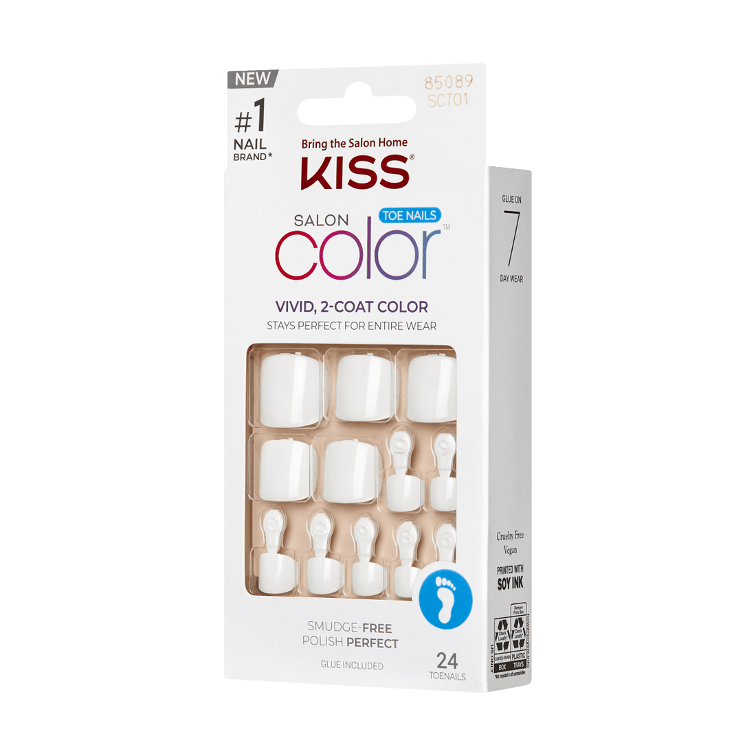 KISS Salon Color Toenails - A Classic
