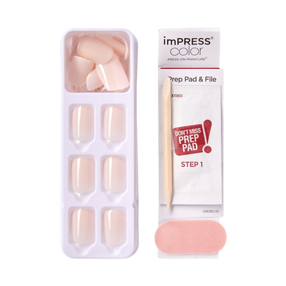 imPRESS Color Press-On Nails - Point Pink