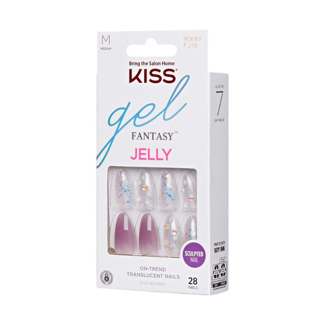 KISS Gel Fantasy Jelly Nails - Smokey Jelly