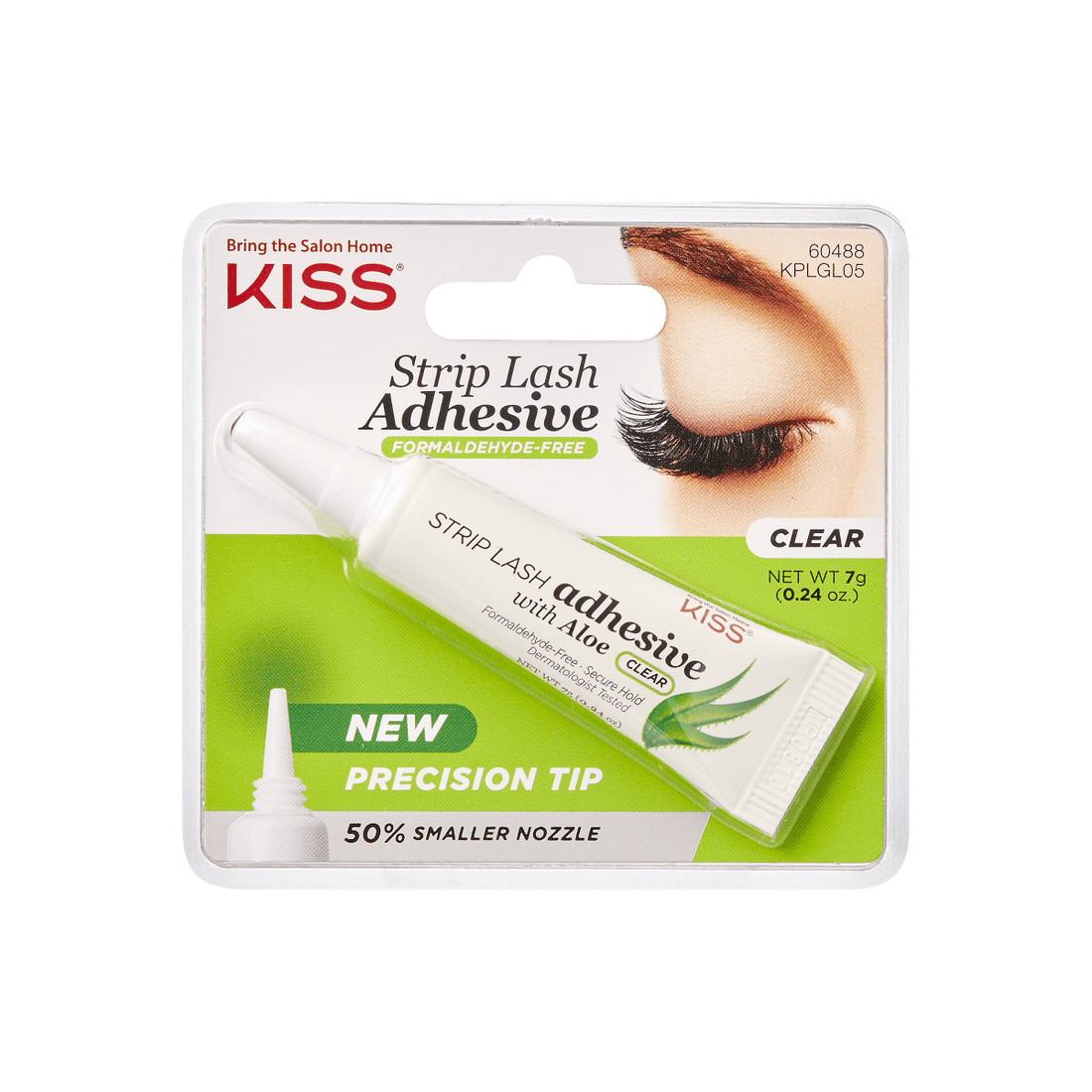 KISS Strip Lash Adhesive with Aloe - Latex Clear