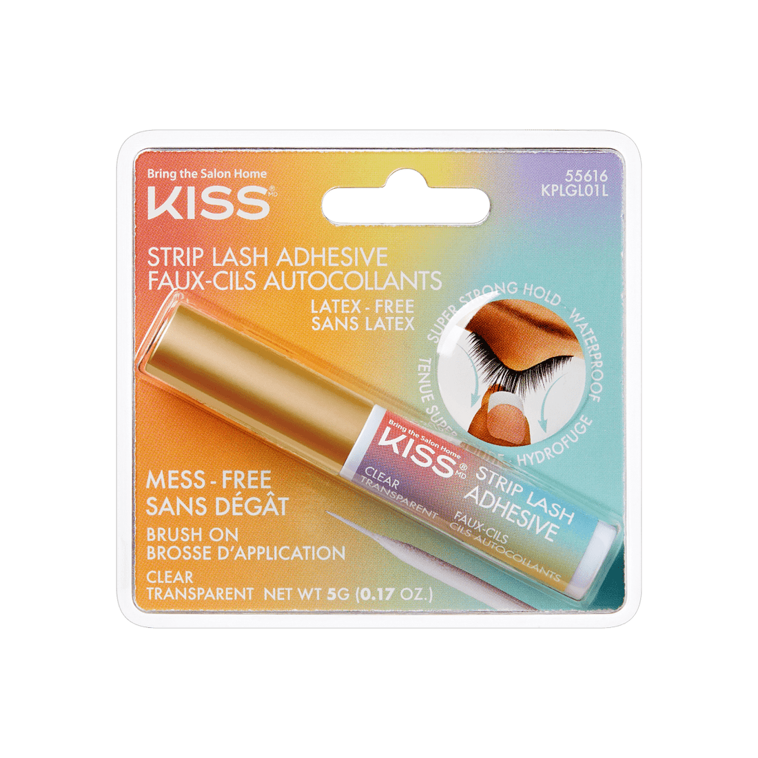 KISS Pride Strip Eyelash Adhesive – Clear