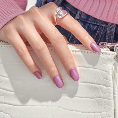 imPRESS Color Press On Nails - Purple Veil