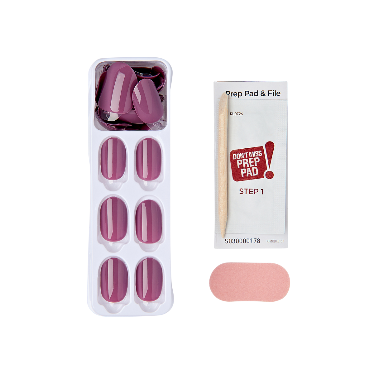 imPRESS Color Press On Nails - Purple Veil