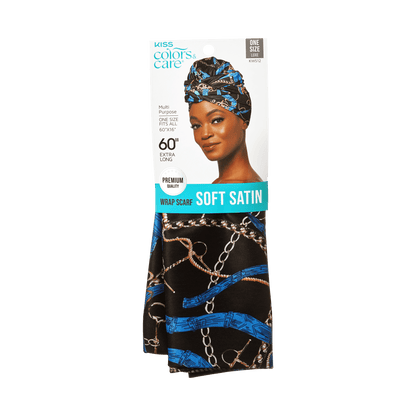 Soft Satin Wrap Scarf Luxe 60"L x 16"W - Image 2