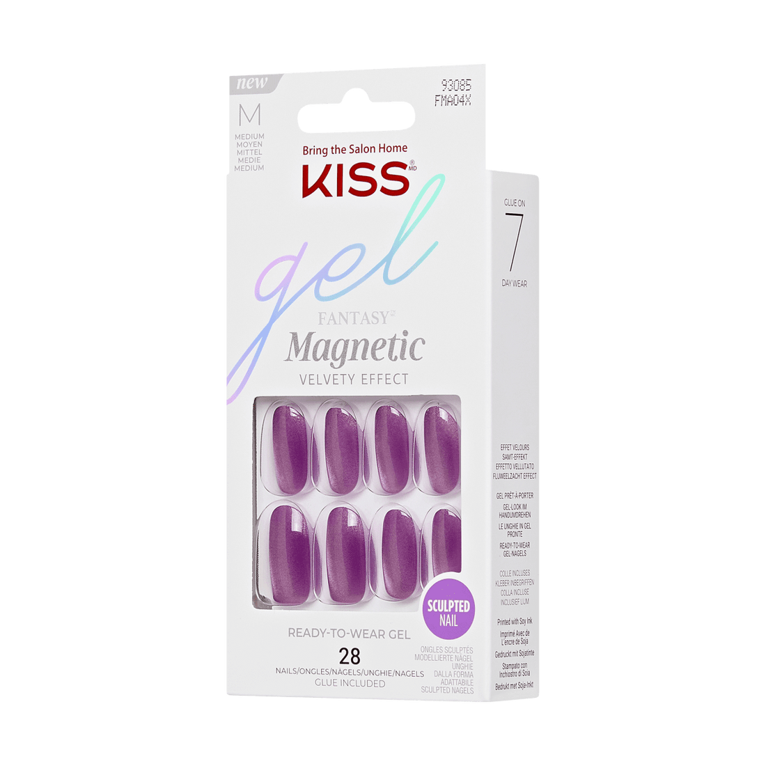 KISS Gel Fantasy Summer Magnetic Nails - Couch Potato