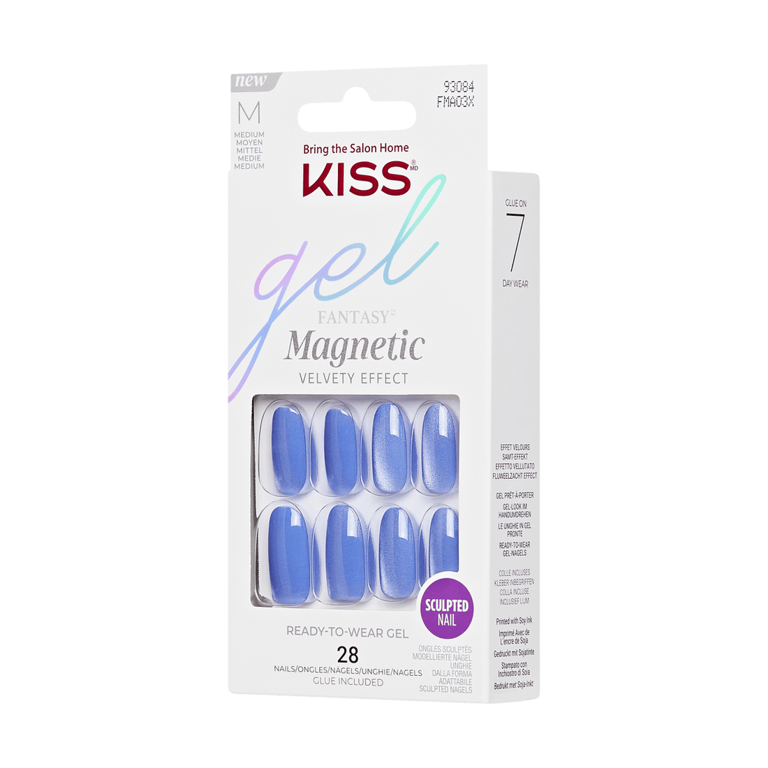 KISS Gel Fantasy Summer Magnetic Nails - Rhinestone Girl