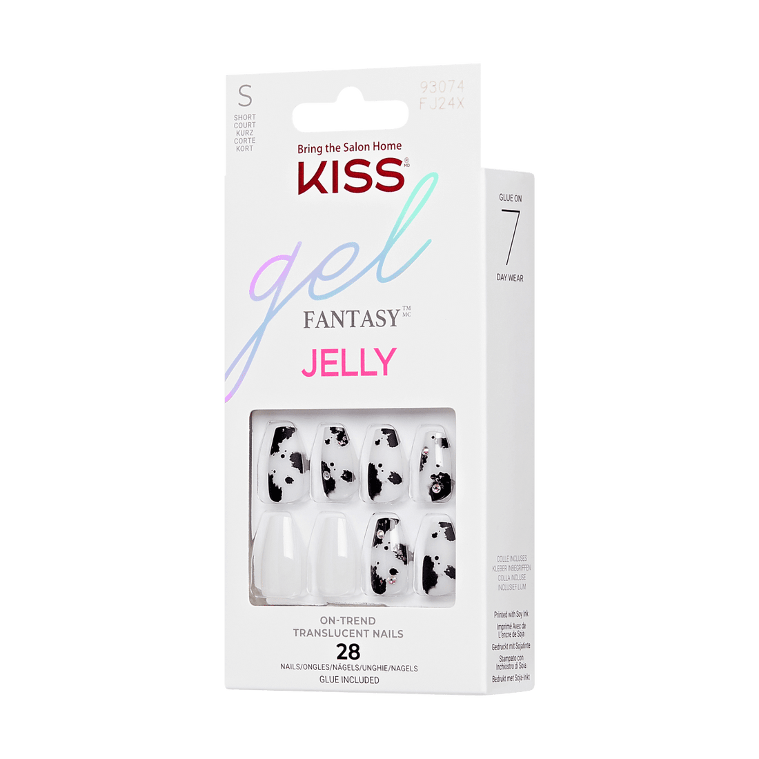 KISS Gel Fantasy Summer Jelly Press-On Nails - Jelly Jukebox