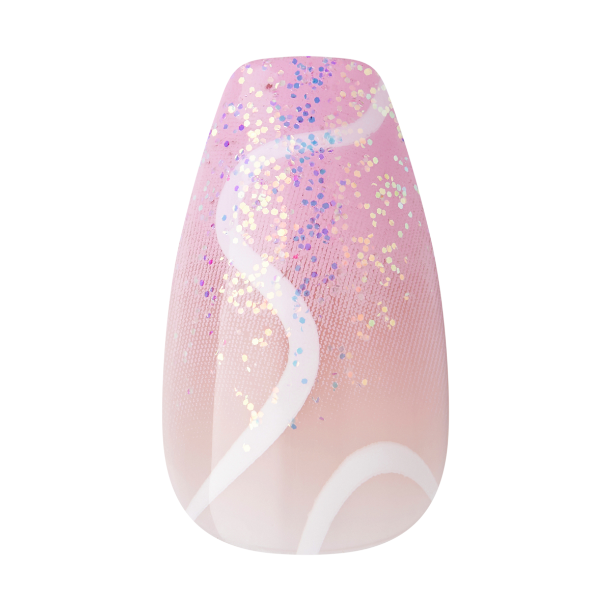 KISS Voguish Fantasy Press On Glue Nails - See U Latte