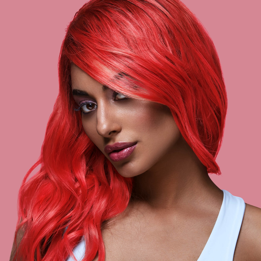 KISS Colors &amp; Care Tintation Semi-Permanent Color - Ruby Red