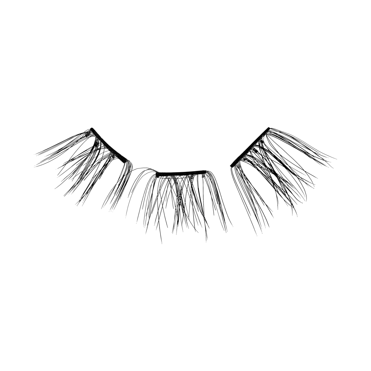 imPRESS Falsies Self Adhesive Eyelashes, 12 Lash Clusters + Applicator - Airy