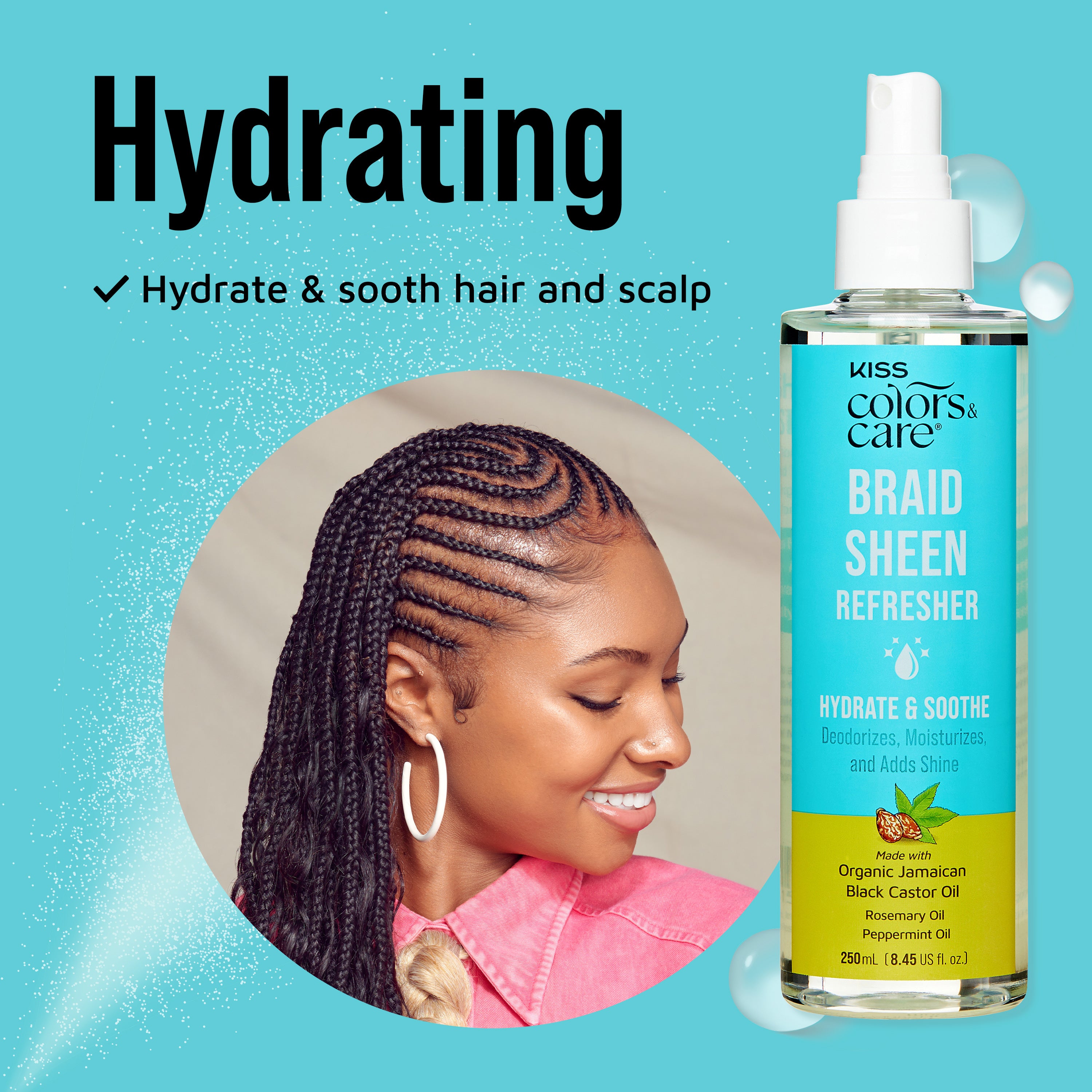 KISS Colors &amp; Care Braid Sheen Refresher - 8.45 fl. oz.