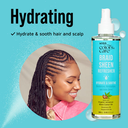 KISS Colors &amp; Care Braid Sheen Refresher - 8.45 fl. oz.