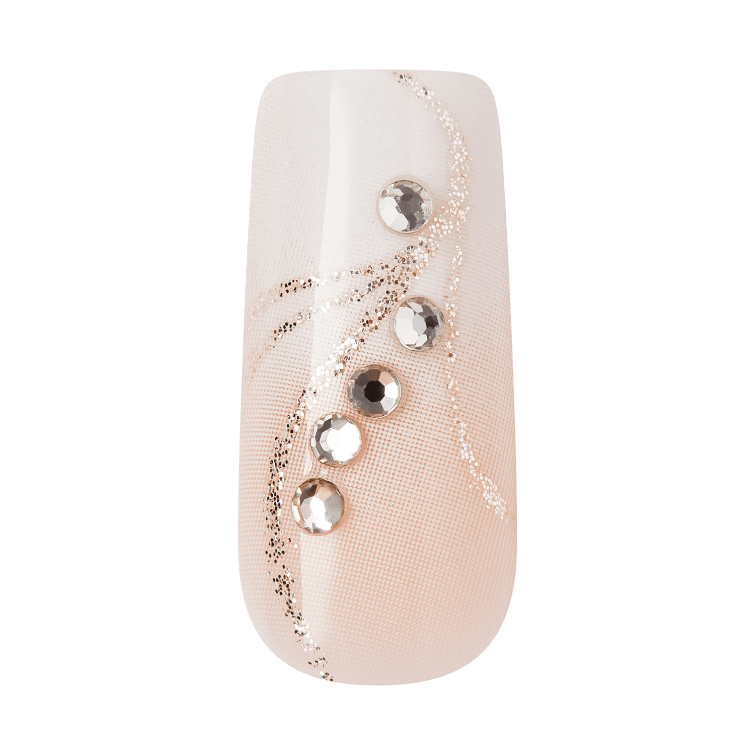 KISS GLAM 3D &amp; Jewel Press On Glue Nails  - Wrapped in Beauty