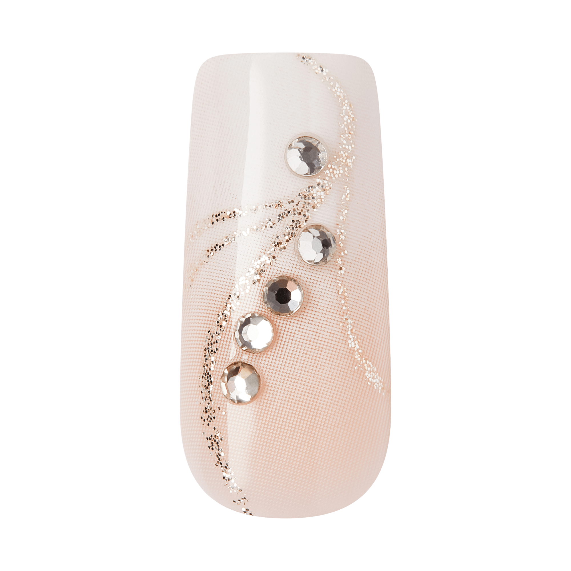 KISS GLAM 3D &amp; Jewel Press On Glue Nails  - Wrapped in Beauty