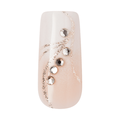 KISS GLAM 3D &amp; Jewel Press On Glue Nails  - Wrapped in Beauty