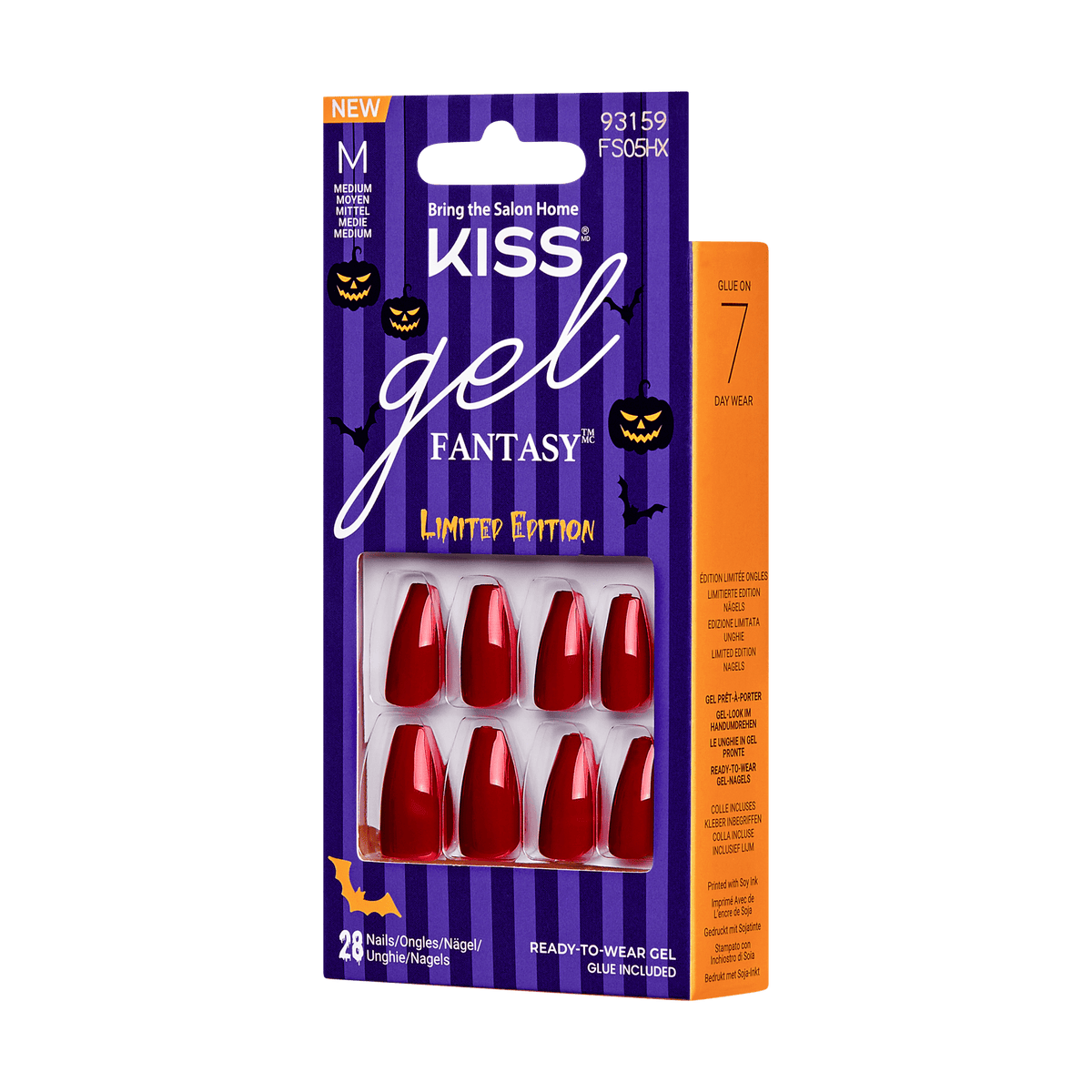 Kiss Gel Fantasy Halloween Nails - Ghost Carnivals