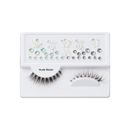 KISS Halloween Lashes &amp; Gem Sticker - Nude Blazer