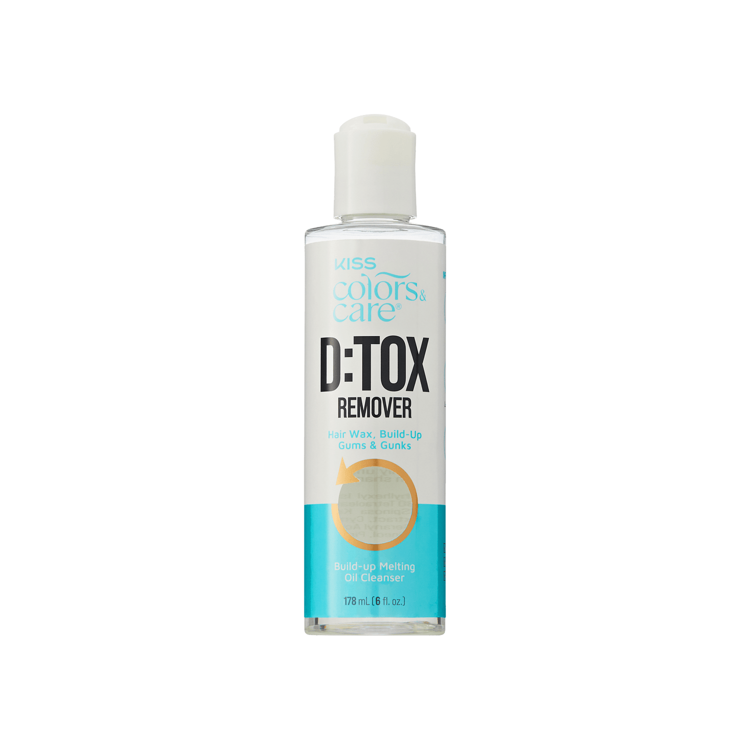 Bottle of D:TOX Remover on a transparent background