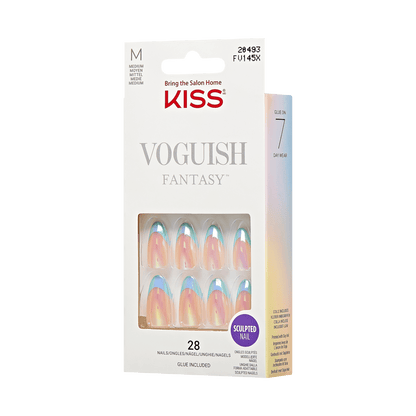KISS Voguish Fantasy Press On Glue Nails - Hot Interest