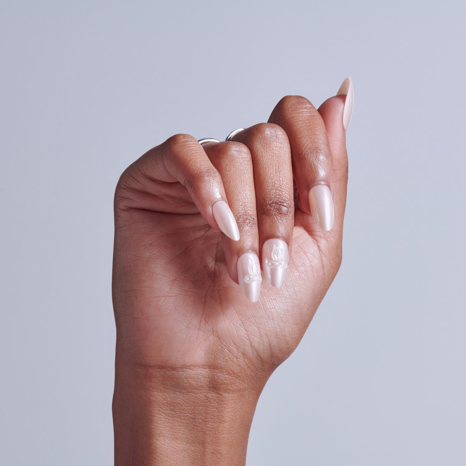 KISS GLAM 3D &amp; Jewel Press On Glue Nails  - Ripple