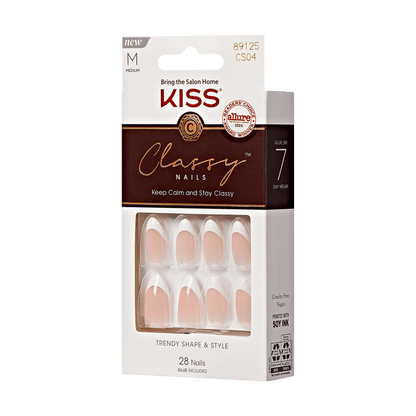 KISS Classy Press On Glue Nails - Dashing