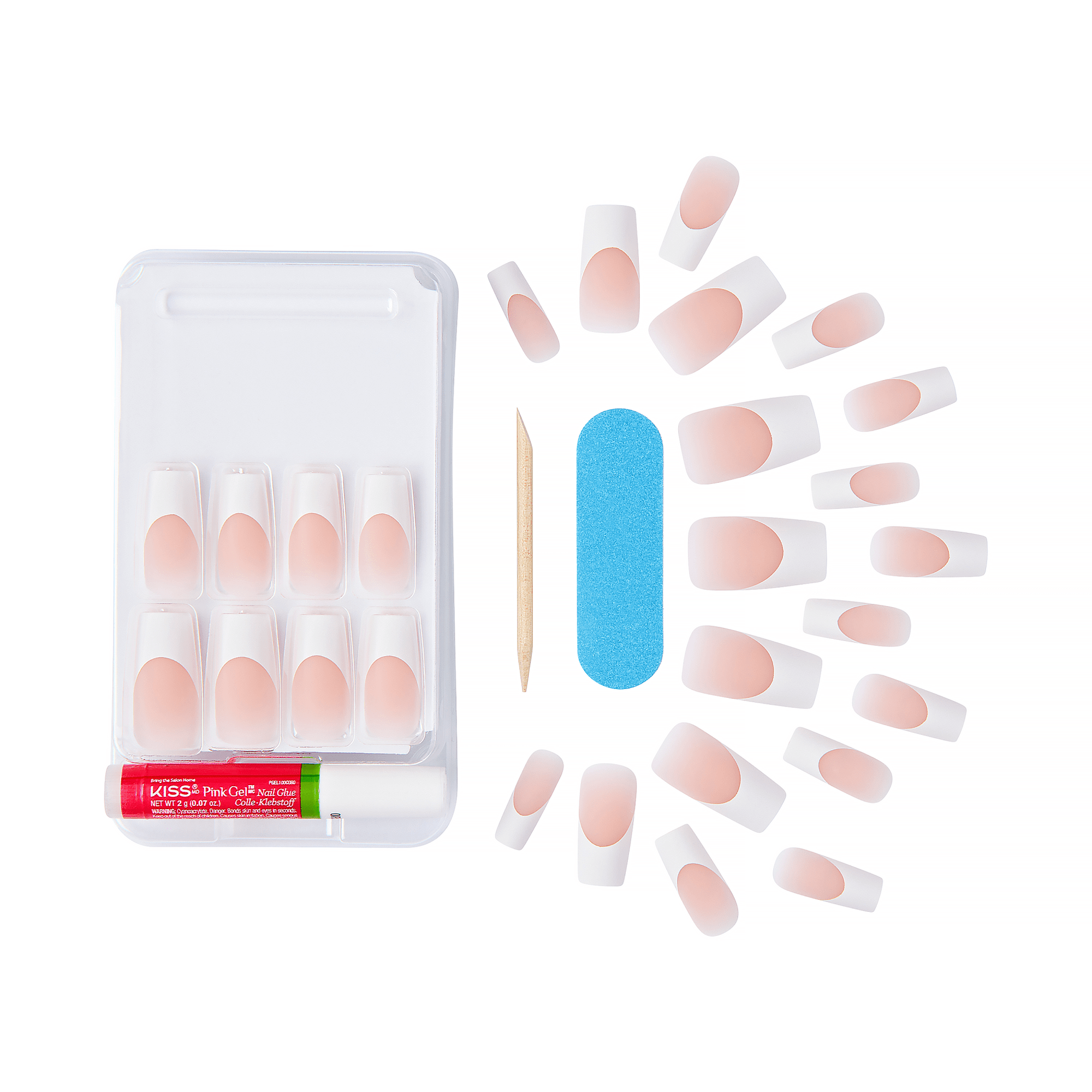 KISS Classy Press On Glue Nails - Movin&