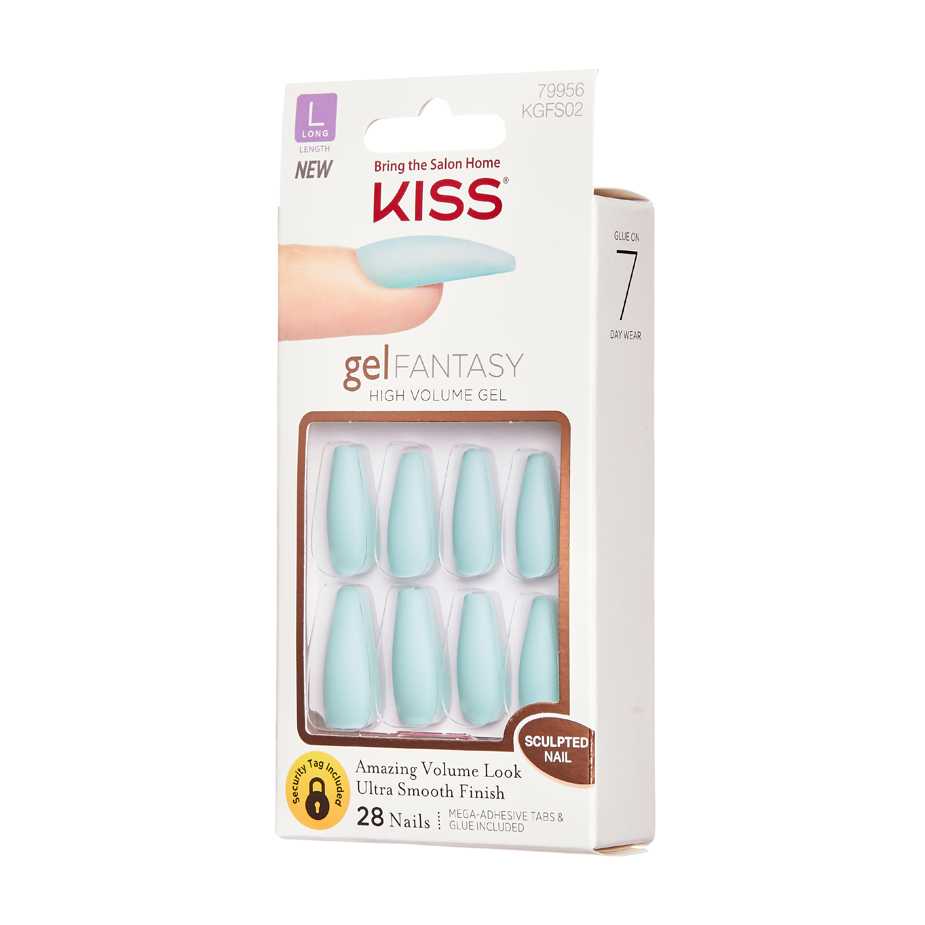 KISS Gel Fantasy Press On Glue Nails - Back It Up