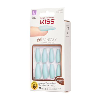 KISS Gel Fantasy Press On Glue Nails - Back It Up