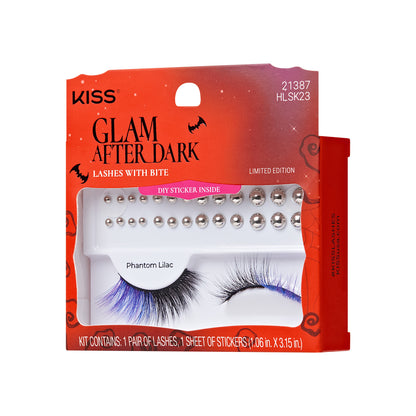 KISS Halloween Decorated Lashes &amp; Gem Sticker - Phantom Lilac