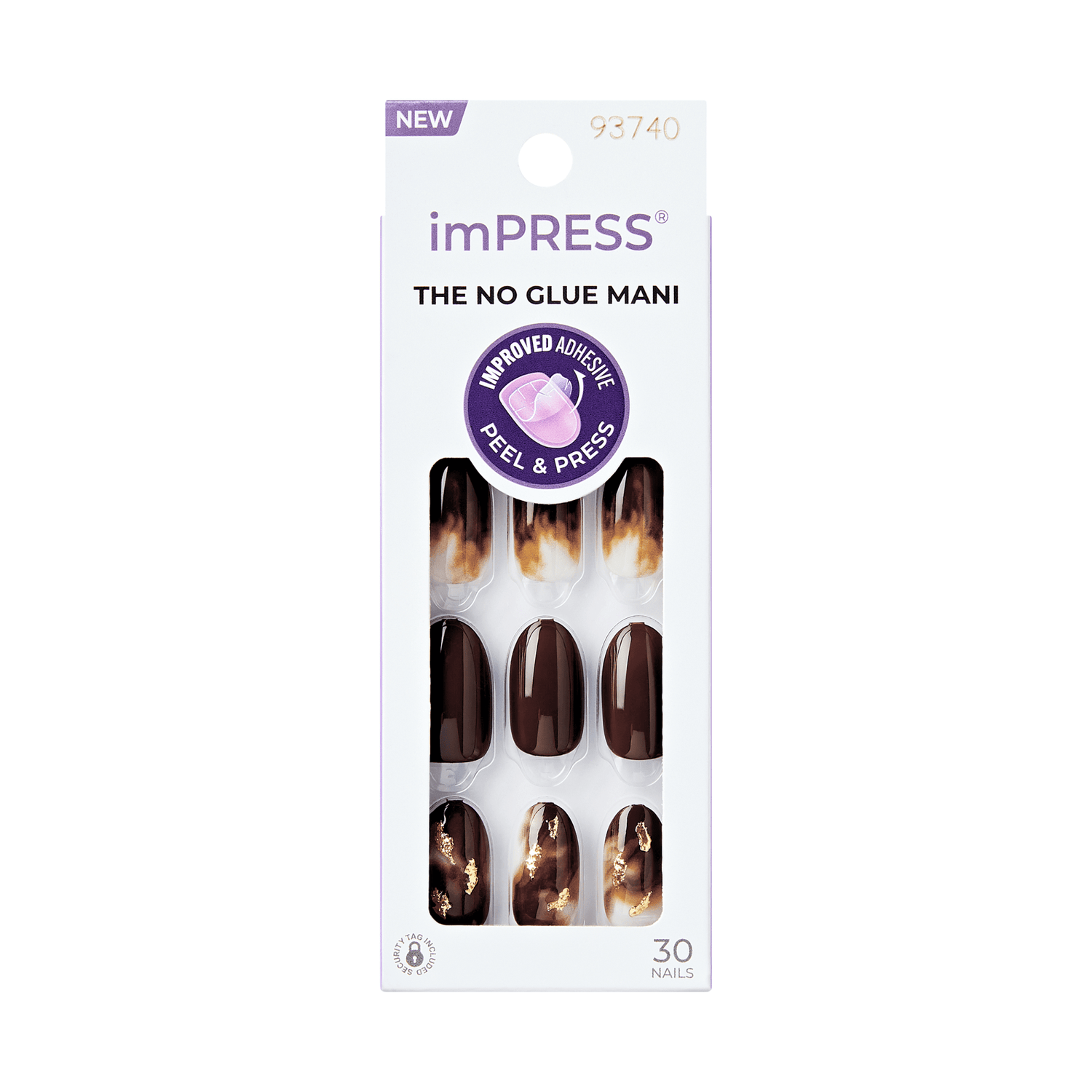 imPRESS Design Press On Nails - Golden Mocha