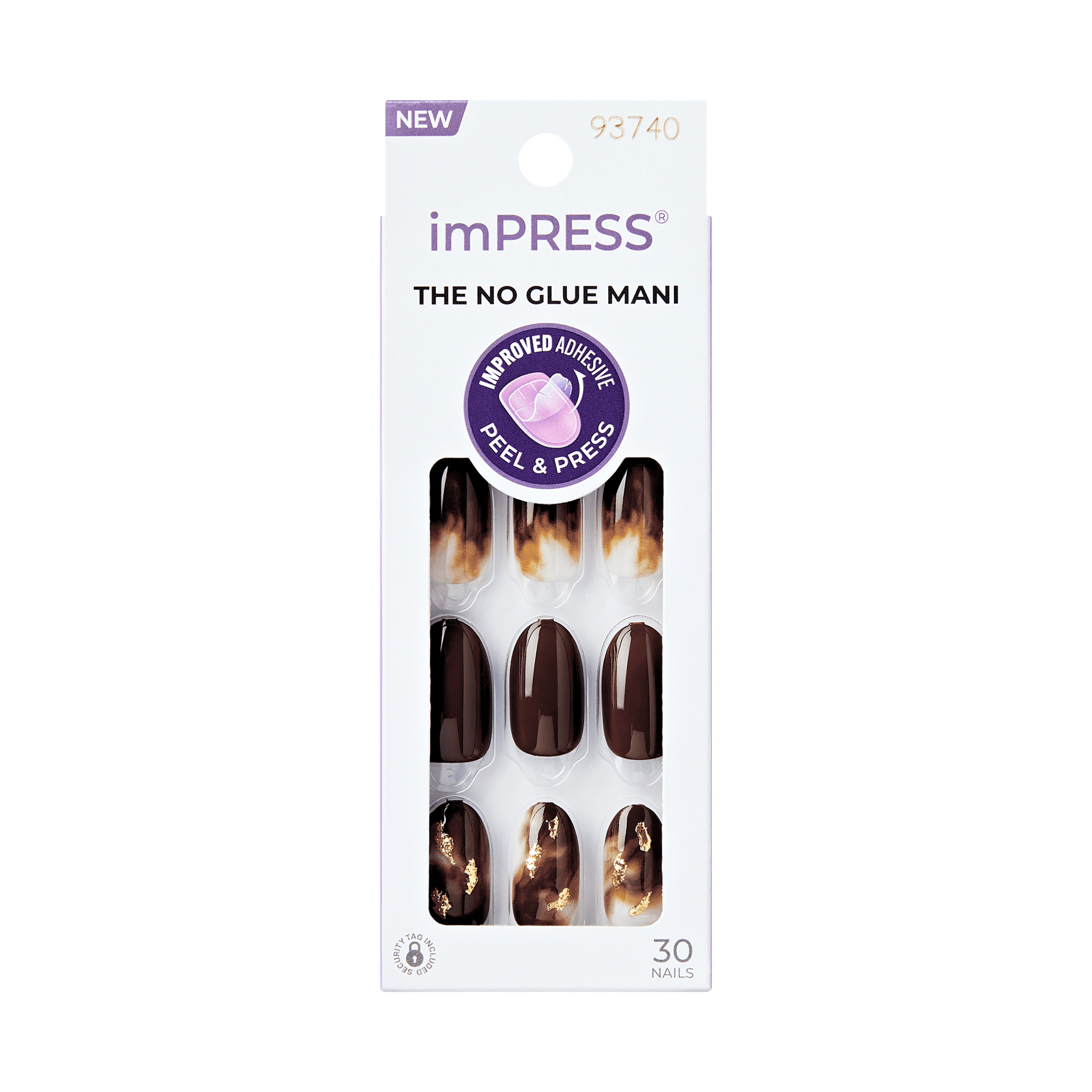 imPRESS Design Press On Nails - Golden Mocha