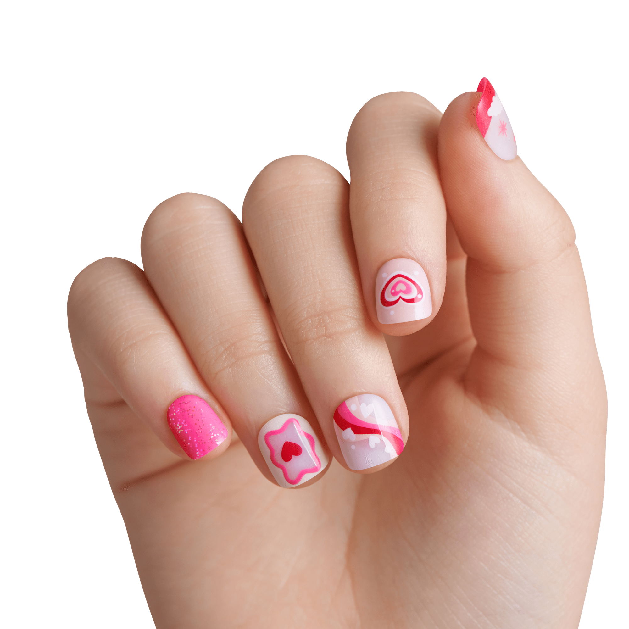 imPRESS Kids Press On Nails - Heart Wings