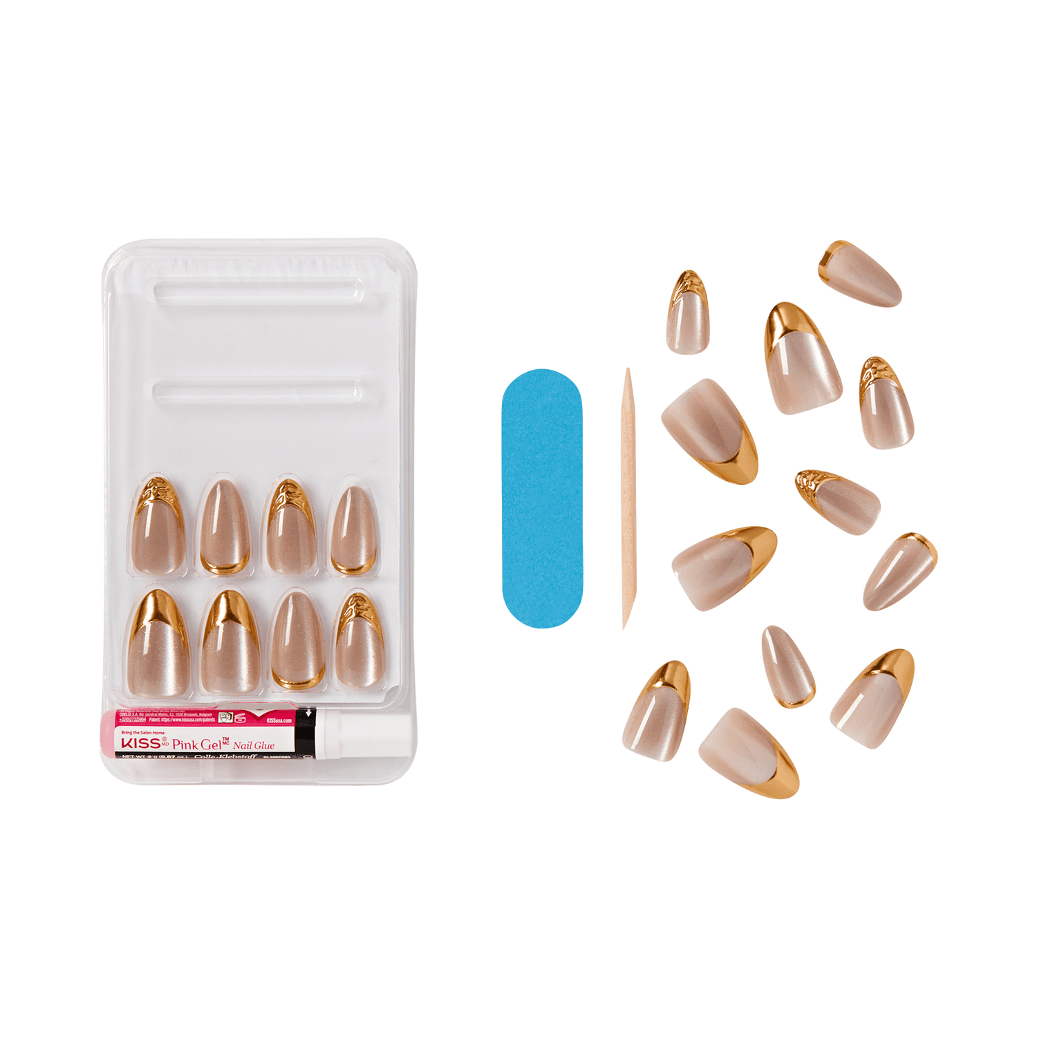 KISS Nail Drip Press On Glue Nails - Set List