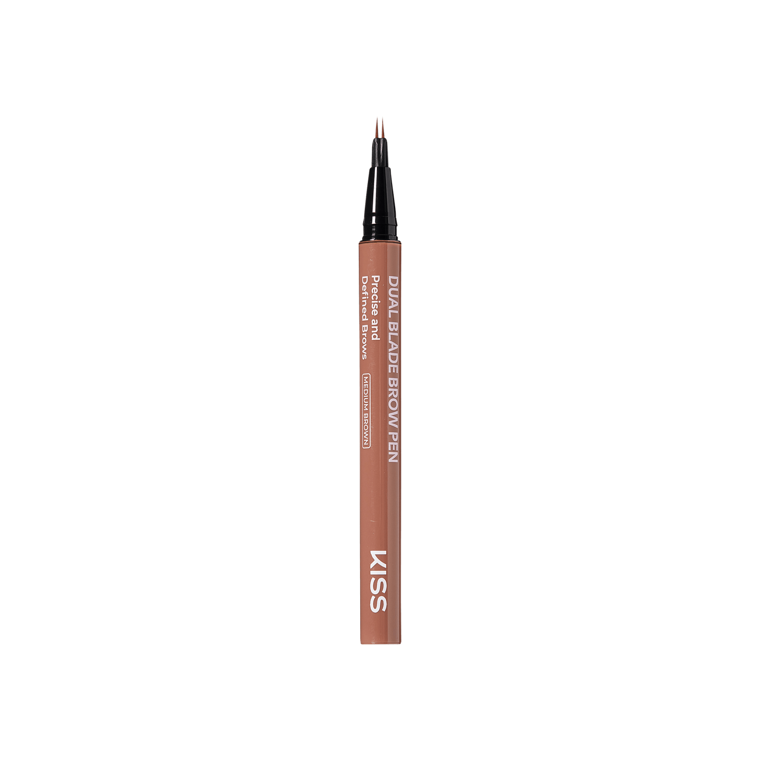 Kiss Dual Blade Brow Pen - Medium Brown | Smudge Free