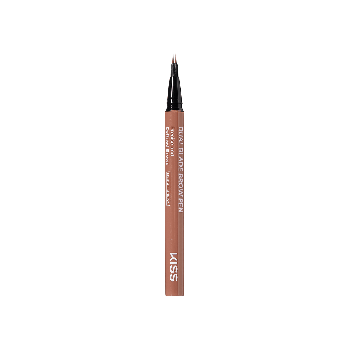 Kiss Dual Blade Brow Pen - Medium Brown | Smudge Free