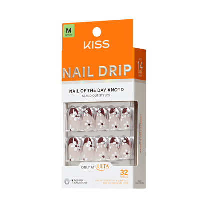 KISS NAIL DRIP Press On Glue Nails - Like-Minded