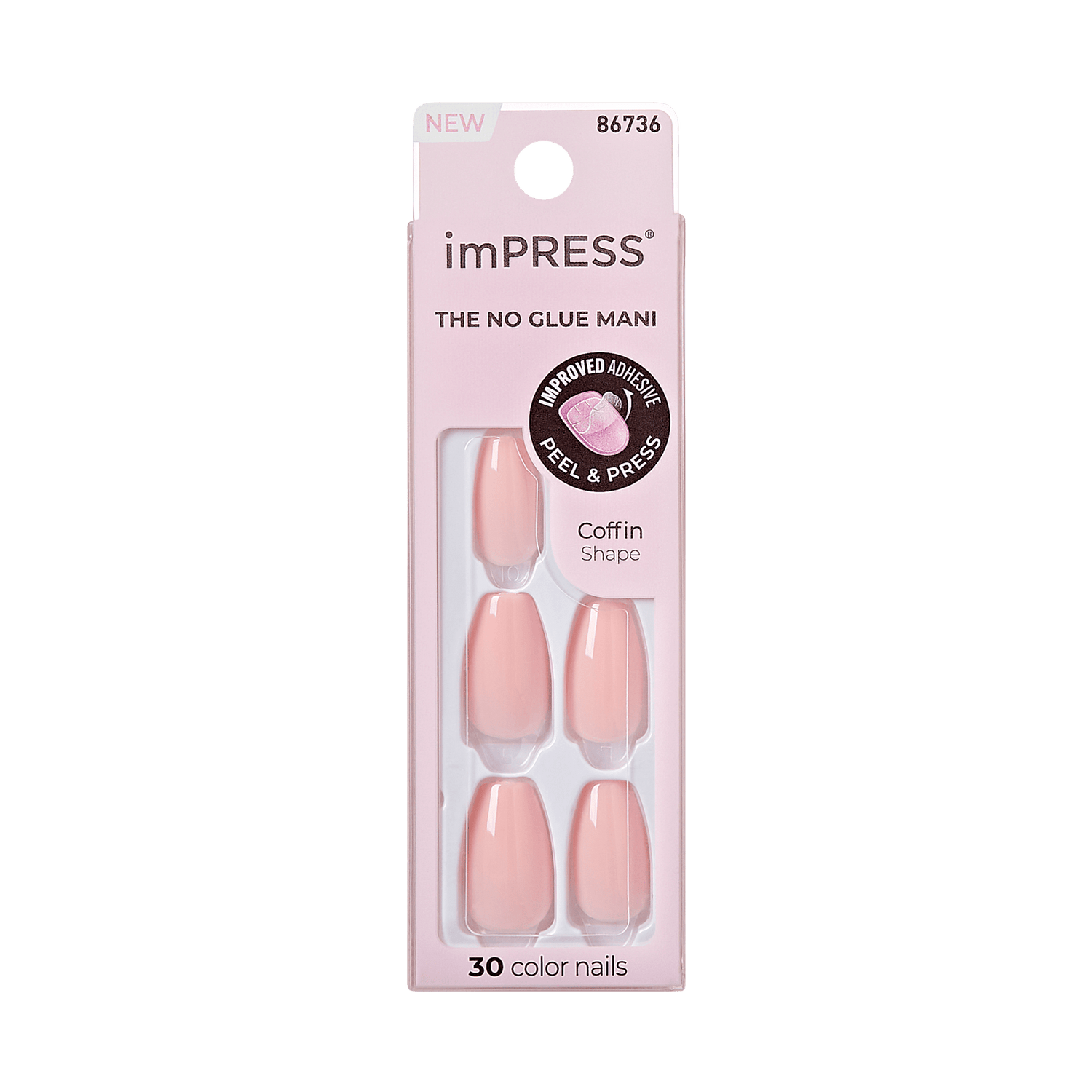 imPRESS Color Press On Nails - Pink Dream
