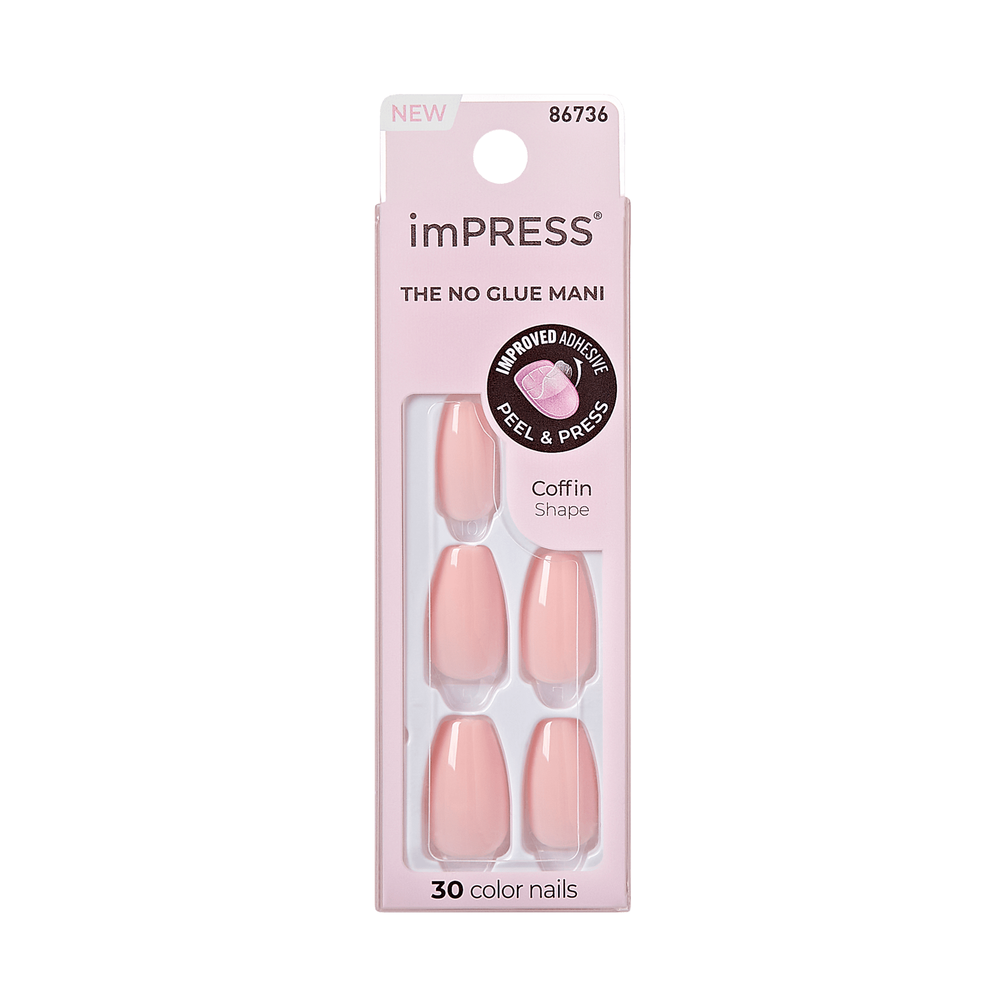 imPRESS Color Press On Nails - Pink Dream