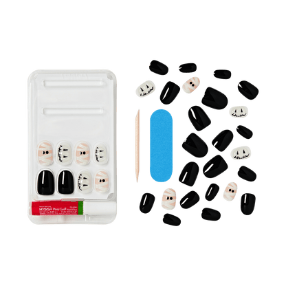 KISS Voguish Fantasy Halloween Press On Glue Nails - Creepy Flavors